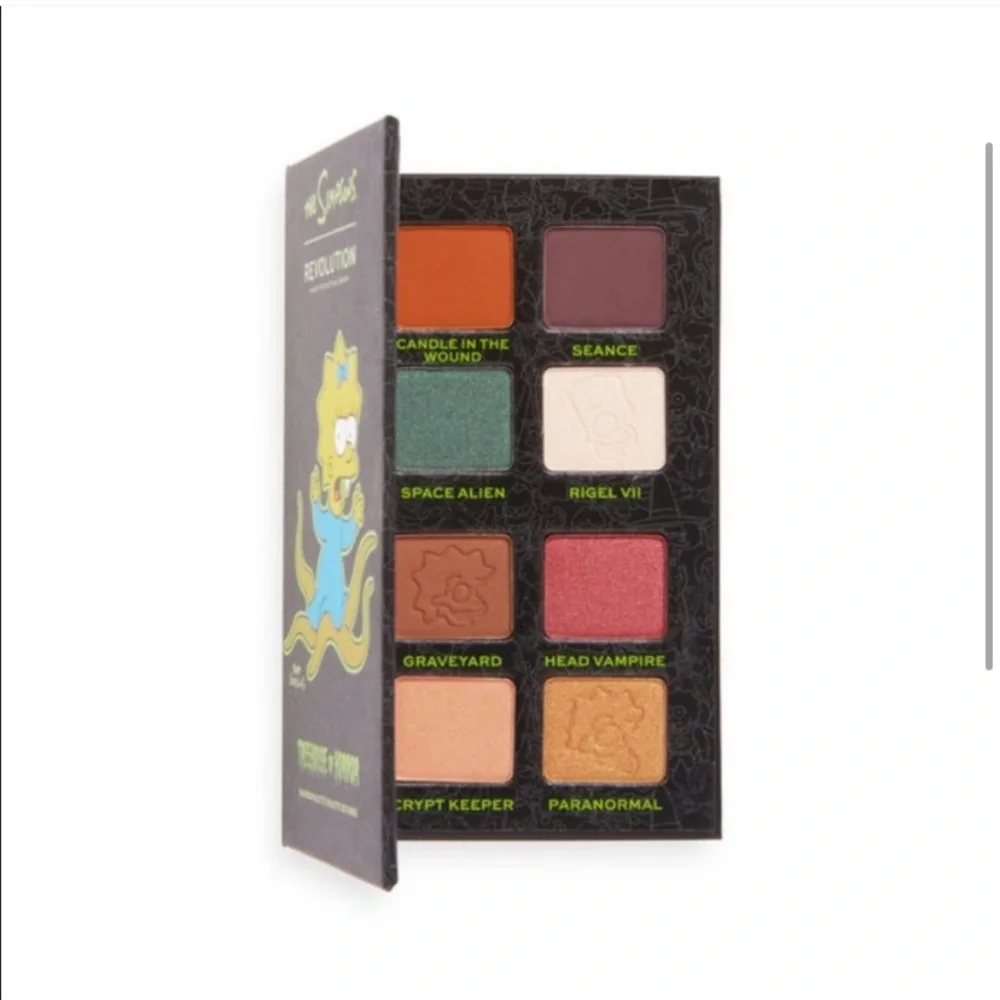 Revolution The Simpson Treehouse Of Horror Alien Maggie Eyeshadow Palette